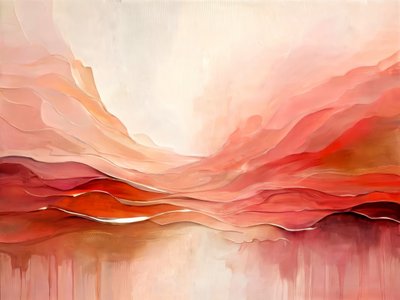 Paysage abstrait chaleureux - Alpenglow Workshop