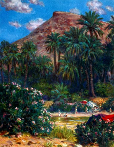 Oasis par Nasreddine Dinet (Alphonse-Étienne Dinet) - Alphonse Etienne Dinet