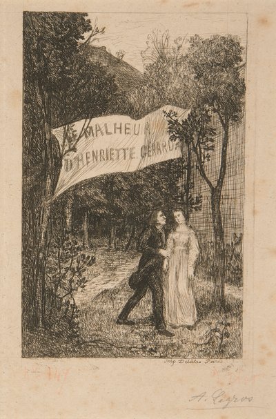 2 illustrations pour Le Malheur d - Alphonse Legros