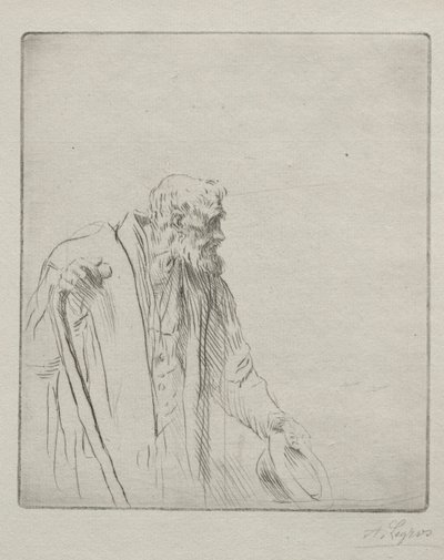 Un mendiant - Alphonse Legros
