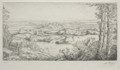 Une vallée en Bourgogne - Alphonse Legros