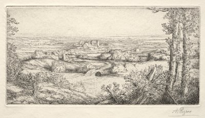 Une Vallée en Bourgogne - Alphonse Legros