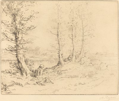 Le long de la rivière - Alphonse Legros