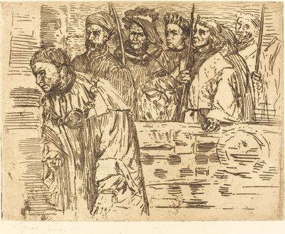 Les archers, 1862 - Alphonse Legros