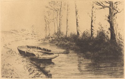 Le canal : Effet du matin - Alphonse Legros