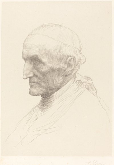 Cardinal Manning, 2e plaque - Alphonse Legros