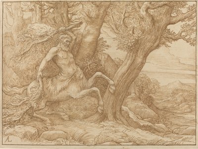 Centaure avec Branches - Alphonse Legros