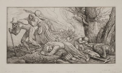 Le triomphe de la mort : les bouches inutiles - Alphonse Legros