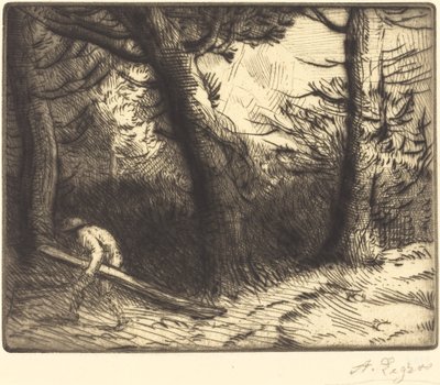 Un coin de forêt en Bourgogne - Alphonse Legros