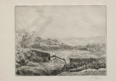 Entrée du champ - Alphonse Legros