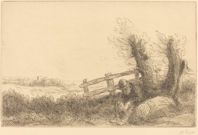 Le fermier au repos - Alphonse Legros