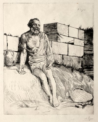 Job (Première Planche) - Alphonse Legros