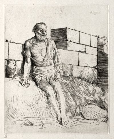Job Première Planche - Alphonse Legros