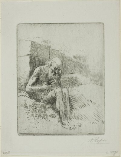 Job, deuxième planche - Alphonse Legros