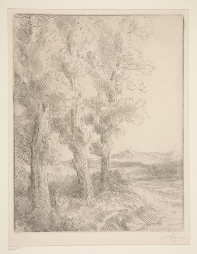La liseuse : La lecture sous les arbres - Alphonse Legros