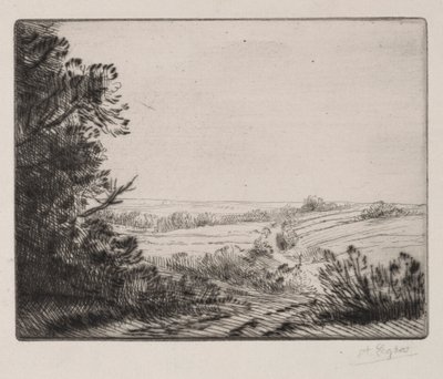 Paysage - Alphonse Legros