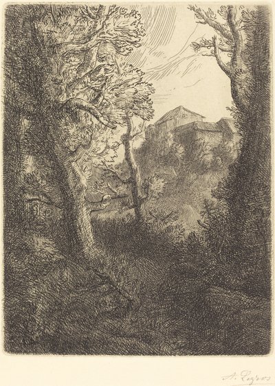 Paysage - Alphonse Legros