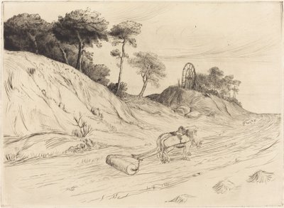 Le paysage au rouleau - Alphonse Legros