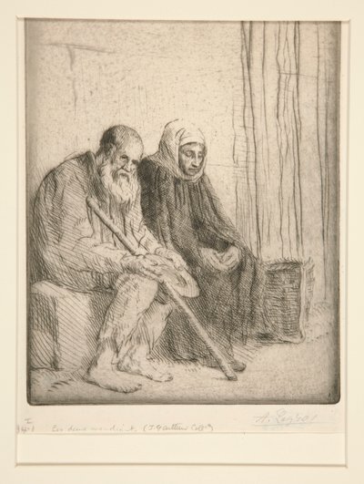 Les Deux Mendiants - Alphonse Legros