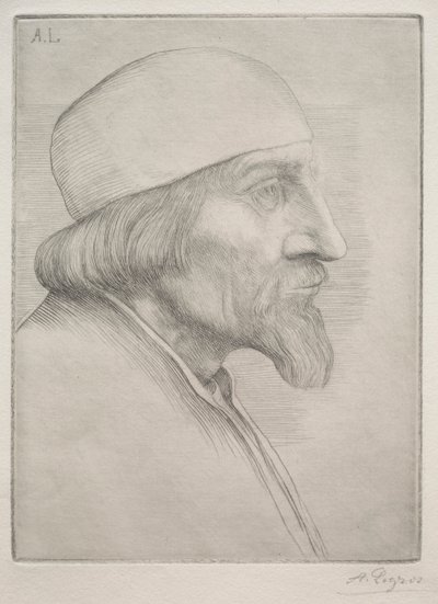 Homme avec une calotte - Alphonse Legros