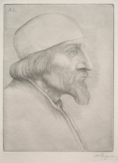 Homme avec une calotte - Alphonse Legros