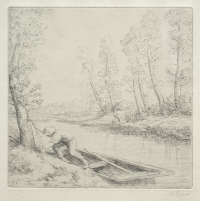Morning on the River (Le Matin sur la rivière) - Alphonse Legros