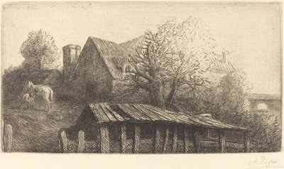 Vieille auberge - Alphonse Legros