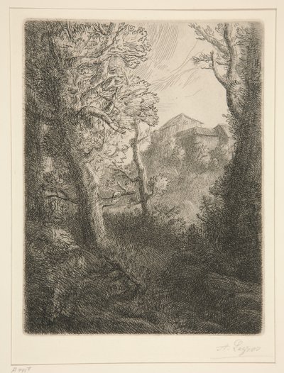 Paysage - Alphonse Legros