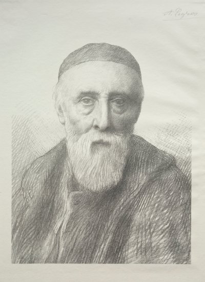 Portrait de George Frederic Watts 2ème Plaque - Alphonse Legros