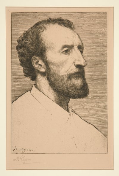 Portrait de Jules Dalou - Alphonse Legros