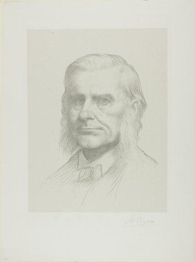 Portrait du professeur Huxley - Alphonse Legros
