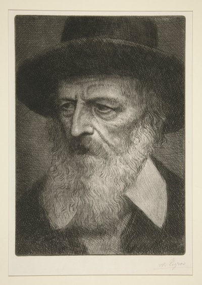 Portrait de Tennyson - Alphonse Legros
