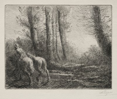 Retour du labourage - Alphonse Legros