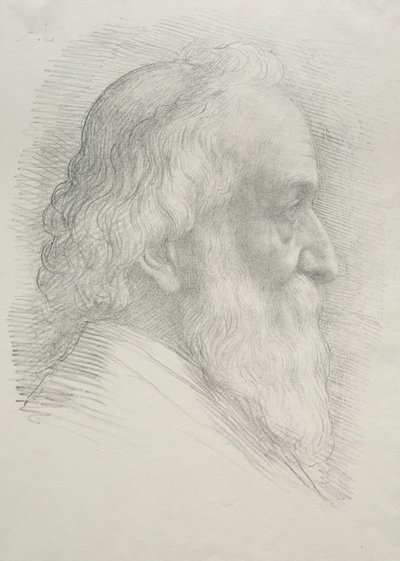 Autoportrait 10e plaque - Alphonse Legros