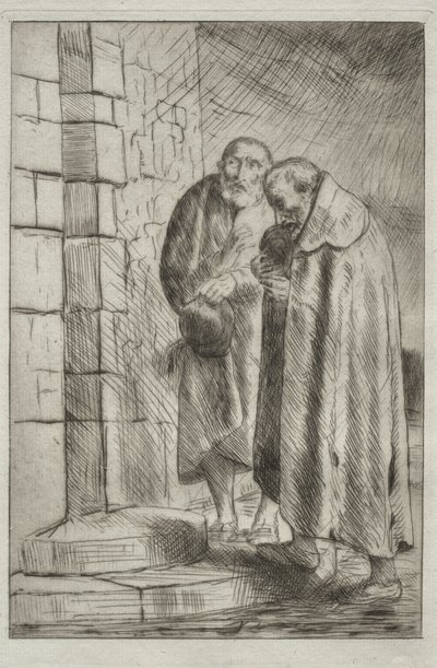 Saint Pierre et Saint Paul à la porte de M. Richard - Alphonse Legros