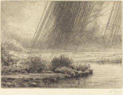 Un orage - Alphonse Legros