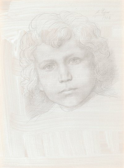 Étude de Cupidon Tête d