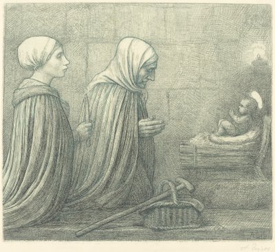 La crèche - Alphonse Legros