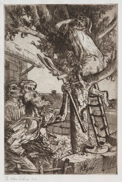 Le Voleur de poires, n° 1, vers 1890 - Alphonse Legros