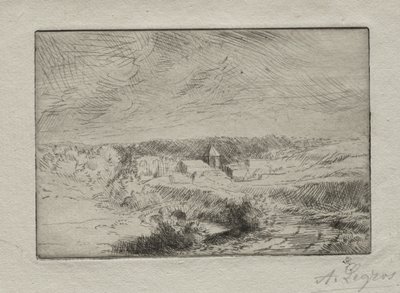 Village de Wimille, près de Boulogne - Alphonse Legros