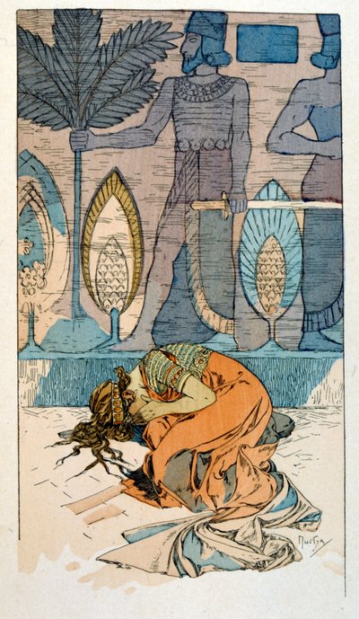 Illustration par Alphonse Mucha de "Rama" un poème en trois actes de Paul Verola. ca.1898 - Alphonse Mucha