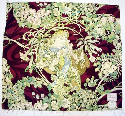 Panneau intitulé "Femme à marguerite" - Alphonse Marie Mucha