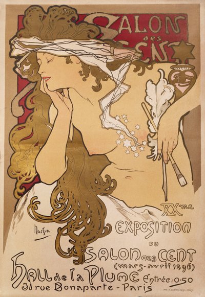Salon des Cent, 1896 - Alphonse Mucha