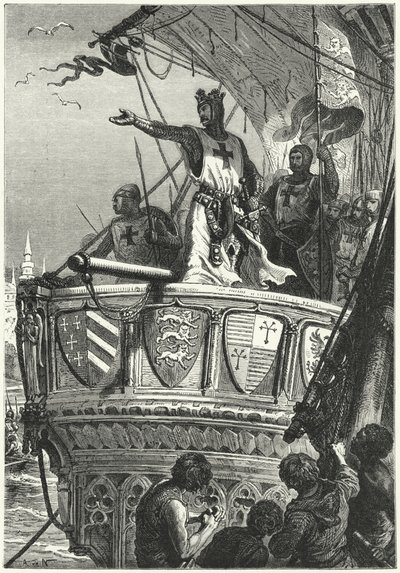 Retour des croisés de Palestine - Alphonse Marie de (after) Neuville