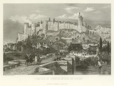 Château de Chinon, Indre-et-Loire - Alphonse Marie de Neuville