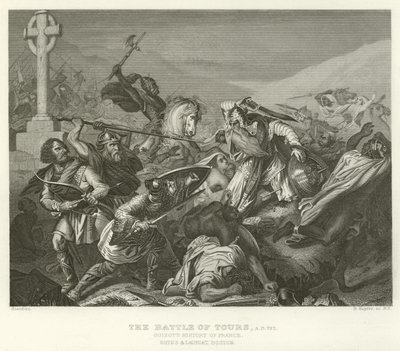 La bataille de Tours, 732 après J.-C. - Alphonse Marie de Neuville