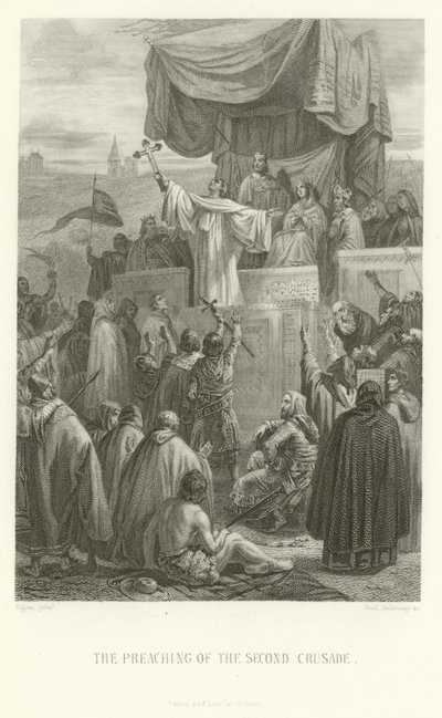 La prédication de la deuxième croisade - Alphonse Marie de Neuville