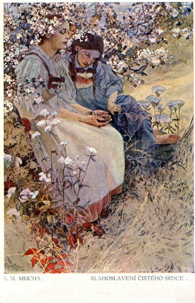 Bienheureux les cœurs purs car ils verront Dieu - Alphonse Mucha