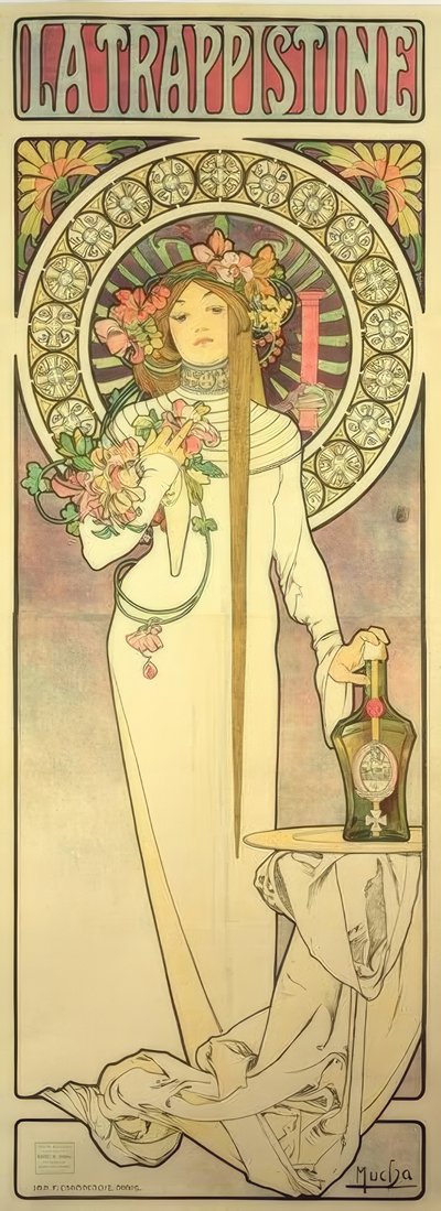 La Trappistine - Alphonse Mucha