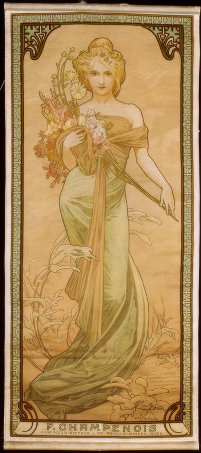 Le printemps - Alphonse Mucha